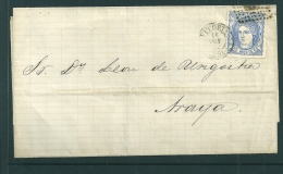 Spain 1872 EDIFIL 107 Vitoria - Cartas & Documentos