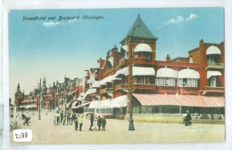 MILITAIR * VLISSINGEN * STRANDHOTEL MET BOULEVARD * ANSICHTKAART * CPA (2188) GELOPEN IN 1918 Van VLISSINGEN Naar LEIDEN - Vlissingen