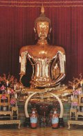 The Golden Buddha Of Sukhothai .  # 0262 - Buddhism