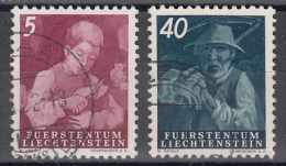 LIECHTENSTEIN USED MICHEL 289 & 295 AGRICULTURE - Used Stamps