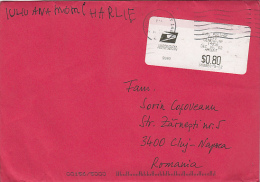 US POSTMARKS ON COVER, SENT TO ROMANIA, 1998, USA - Cartas & Documentos