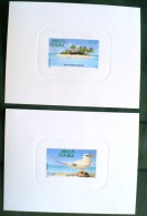 WALLIS ET FUTUNA Faune Et Paysages (yvert PA 398/99 EPREUVE DE LUXE ) ** MNH (SHEET OF LUXE) - Unused Stamps