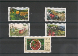 Saint Pierre Et Miquelon  Années 1999/2003 Flore N°688-710-740-777-807** - Unused Stamps