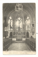 Cp, 79, Loublande, Intérieur De L'Eglise, écrite 1917 - Autres & Non Classés