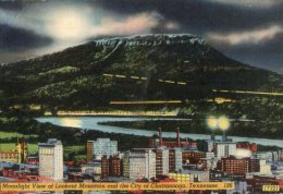 (998)  Older Postcard - USA - Chattanooga At Night - Chattanooga