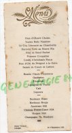 87 - LIMOGES - RARE MENU HOTEL VIALLE- LETTRAGE GAUFRE OR - 3 SEPTEMBRE 1935-  GEORGES LEBLANC - Menus