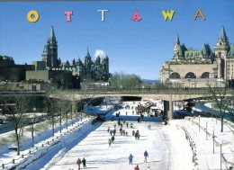 (117) Ottawa And Patin A Glace - Ice Skating - Kunstschaatsen