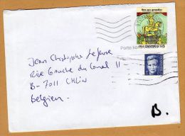 Enveloppe To Ghlin Belgium - Lettres & Documents