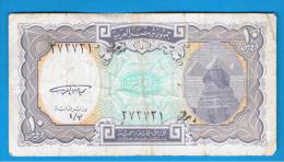 EGIPTO - EGYPT - 10 Piastres 1940 Circulado  P-189  GIZEH PIRAMIDES Firma Elghaseeb - Aegypten