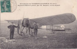 ¤¤  -  TOUSSUS-le-NOBLE  -  Aérodrome  -  Appareil Blériot Piloté Par M. BALSAN    -  ¤¤ - Toussus Le Noble