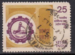 India Used 1977, Indian Chamber  Commerce     (sample Mage) - Usati