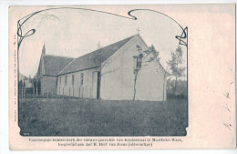 Moerbeke-Waes : Voorloopige Houten Kerk Der Nieuwe Parochie...(1903) - Moerbeke-Waas