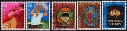 1981: Schweiz Mi.Nr. 1197-1198 U. 1200-1202 Gest. (d111) / Suisse Mi.No. 1197-1198 Et 1200-1202 Obl. - Ungebraucht