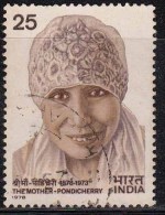 India Used 1978,  The Mother Of Pondicherry, Philosopher (sample Image) - Usati