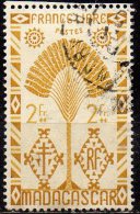 MADAGASCAR 1943 Travellers Tree - 2f. - Yellow  FU - Used Stamps