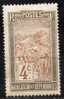 MADAGASCAR 1908 Transport In Madagascar - 4c. - Brown And Green   MH - Unused Stamps