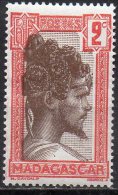 MADAGASCAR 1930 Sakalava Chief - 2c. - Brown And Red   MNH - Unused Stamps