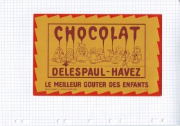 33 - BUVARD CHOCOLAT DELESPAUL HAVEZ - Cocoa & Chocolat