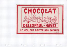 34 - BUVARD CHOCOLAT DELESPAUL HAVEZ - Chocolade En Cacao