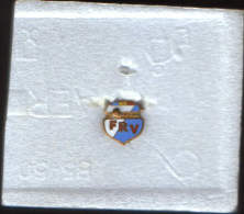 Romania-Pin Enamelled- Romanian Federation Of Volleyball - Volleyball