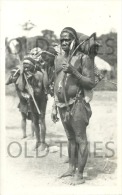 D. R. OF THE CONGO - COSTUMES - TRAIN BUSH - 40S REAL PHOTO PC. - Ohne Zuordnung