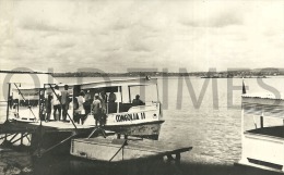 D. R. OF THE CONGO - ZAIRE RIVER - CONGOLIA II BOAT - 40S REAL PHOTO PC. - Otros & Sin Clasificación