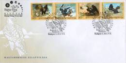 Hungary 2012. Animals / Birds Nice Set On FDC  (face Value Is 3 EUR) - Unused Stamps