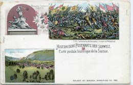 Carte Postale Historique De La Swisse - 1386 La Bataille De Sempach. La Mort De Winkelried - Sempach