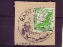 KARL MAY-MUSEUM-INDIANS-POSTMARK-RADEBEUL-LUFTPOST-EAGLE-GERMANY-1939 - Indios Americanas