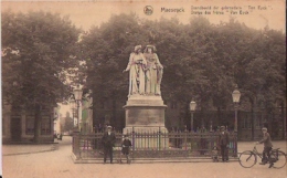 BELGIQUE:MAESEYCK (LIMBOURG) :Statue Des Frères "Van Eyck".1926. - Maaseik