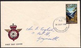 Fox Glacier FDC 1968 - FDC