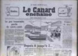 Le Canard Enchainé  Du 5 Avril 1961 - Autres & Non Classés