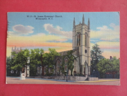 NC - North Carolina > Wilmington  St James Episcopal Church 1953 Cancel     Ref 1018 - Wilmington