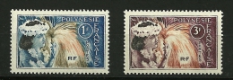 Polynésie Française Y & T N° 27 Et 28 ** TTB - Unused Stamps