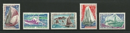 Polynésie Française Y & T N° 37 à 41** (le 36 Manque) TTB - Unused Stamps