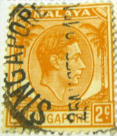Singapore 1948 King George VI 2c - Used - Singapur (...-1959)