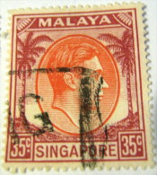 Singapore 1948 King George VI 35c - Used - Singapour (...-1959)