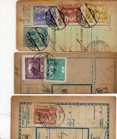 Czechoslovakia Hradcany On Parcel Cut 3pc Cencels Lot #501 - Covers & Documents