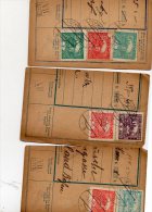 Czechoslovakia Hradcany On Parcel Cut 3pc Cencels Lot #536 - Briefe U. Dokumente