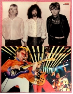 2 Kleine Musik Poster  Barclay James Harvest  -  1Rückseite : Christian Franke  -  Von Bravo Ca. 1982 - Manifesti & Poster