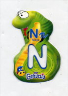 Magnet Gervais Lettre N Comme Naja - Advertising