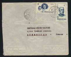 MADAGASCAR - SAMBAVA / 1952 LETTRE AVION POUR LA FRANCE (ref 3225) - Storia Postale