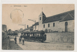 94 // BONNEUIL   L'église    ANIMEE    Tramway   ELD 21 - Bonneuil Sur Marne