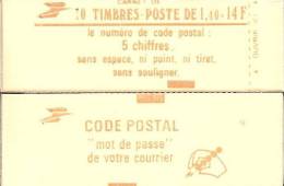 CARNET 2102-C 4 Sabine De Gandon "CODE POSTAL" Fermé. Bas Prix état Parfait Soigné TRES RARE - Modern : 1959-…