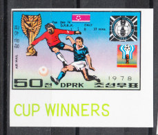 Korea Nord   -   1978.  In Memory  Italia  Vs  Nord Corea  0 - 1 .  Rare Imperforated MNH Stamp - 1978 – Argentine