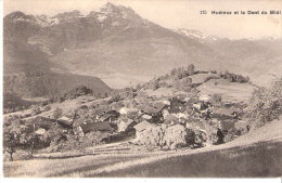 Suisse-Huémoz (Ollon-Vaud)-+/-1920 La Dent (les Dents) Du Midi  Photo.Edit.-L.Bütner-Villars-Chesières - Ollon