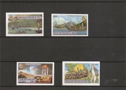 Explorateurs -Cook ( 534/37 Non Dentelés Xxx -MNH-  Du Congo Brazzaville ) - Onderzoekers