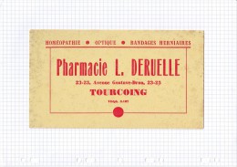 70 - BUVARD PHARMACIE MEDICAMENT DERUELLE TOURCOING - Produits Pharmaceutiques