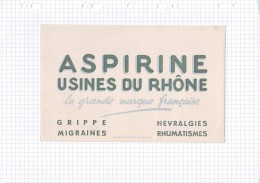 74 - BUVARD PHARMACIE MEDICAMENT ASPIRINE DU RHONE - Chemist's