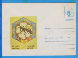 Beekeepers Association, Bee Romania Postal Stationery - Abejas